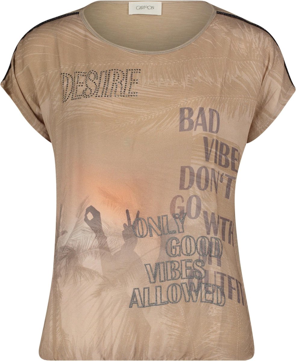 Cartoon shirt Zilver-36 (S)