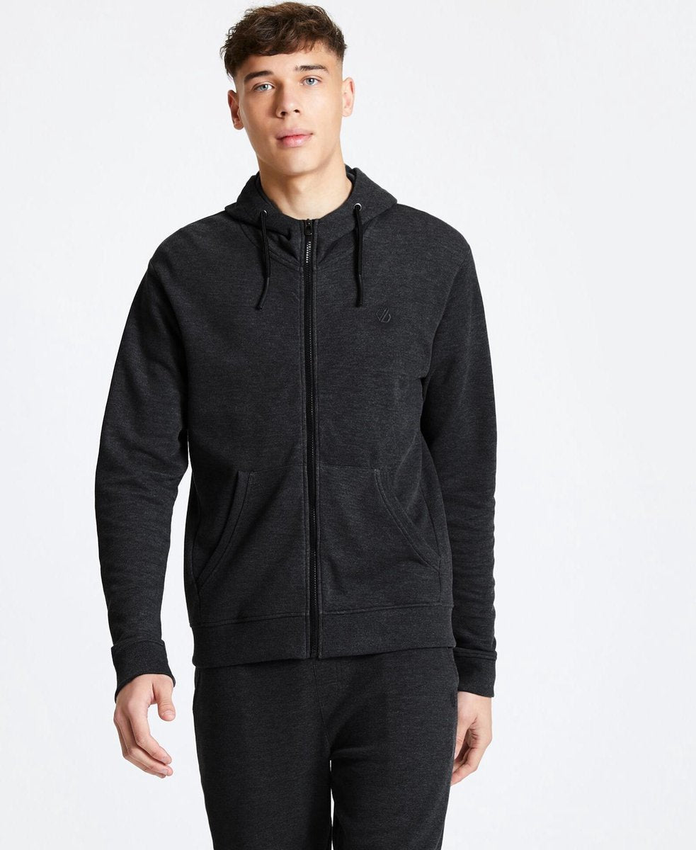 Dare 2b - Men's Modulus Full Zip Hoodie - Outdoortrui - Mannen - Maat XS - Zwart