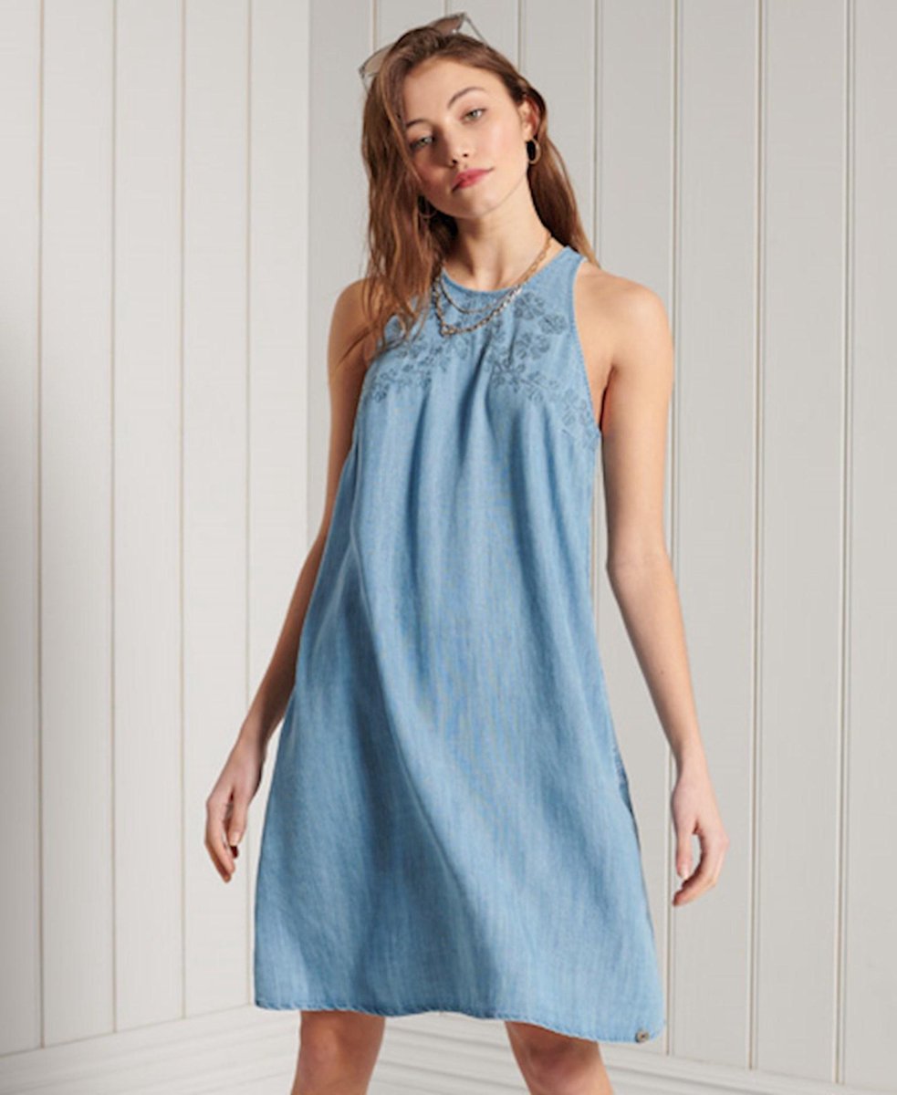 Superdry Dames Mouwloze jurk