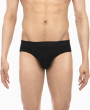 HOM HO1 Zwarte Mini Brief Horizontale Gulp Modal En Katoen - L