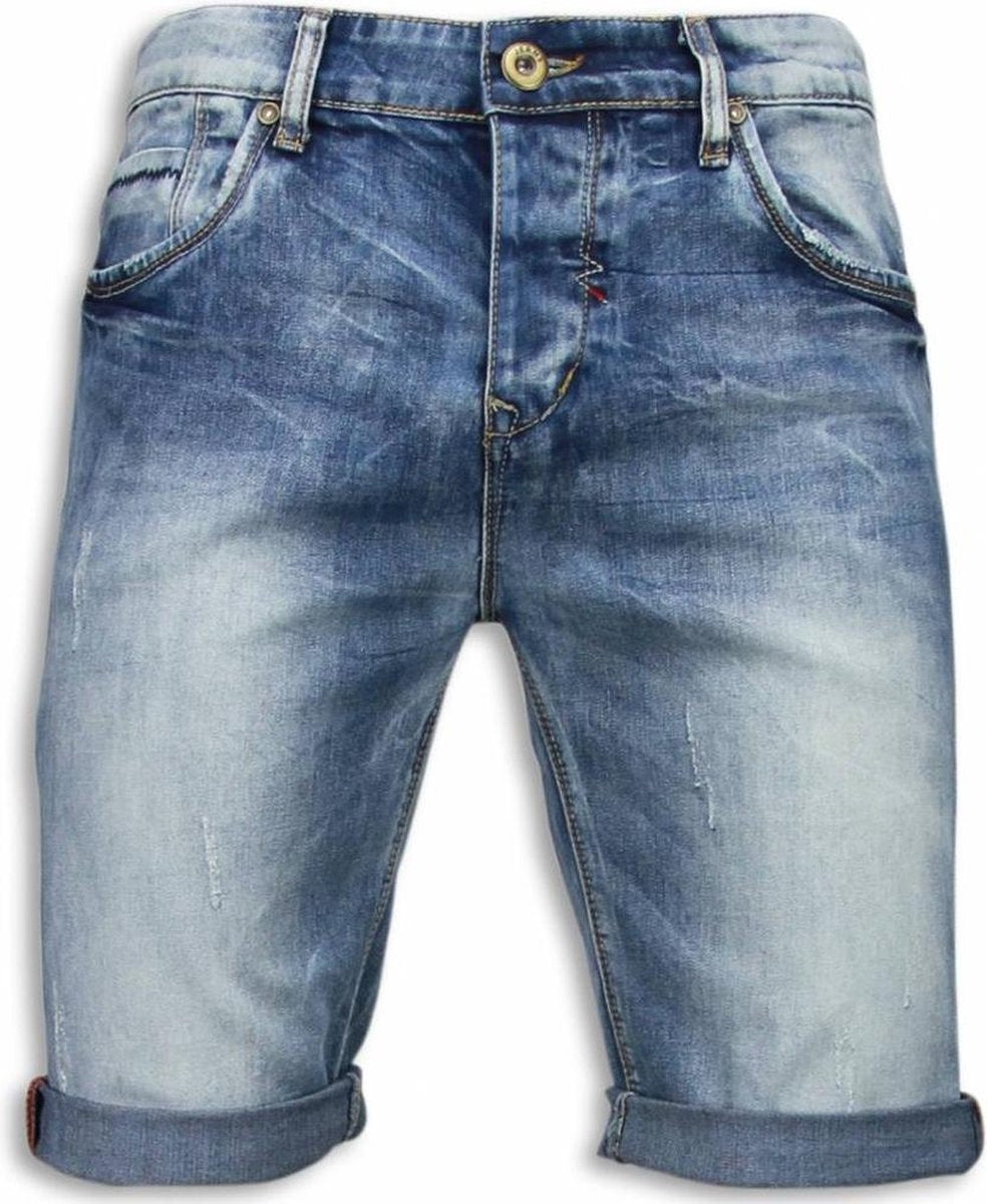 TRUE RISE Basic Korte Broek Heren - Blauw - Maten: 30