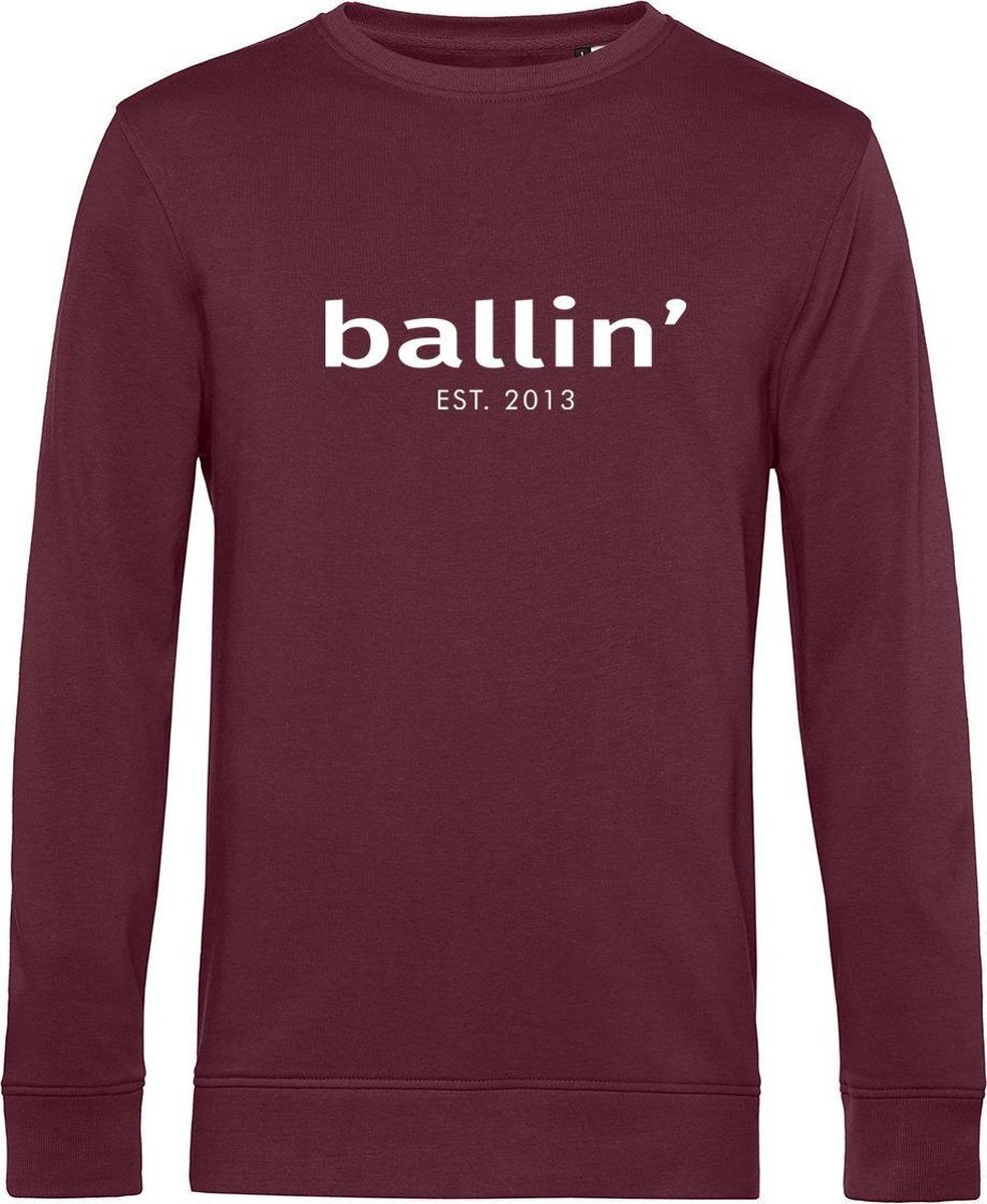 Ballin Est. 2013 - Heren Sweaters Basic Sweater - Rood - Maat 3XL