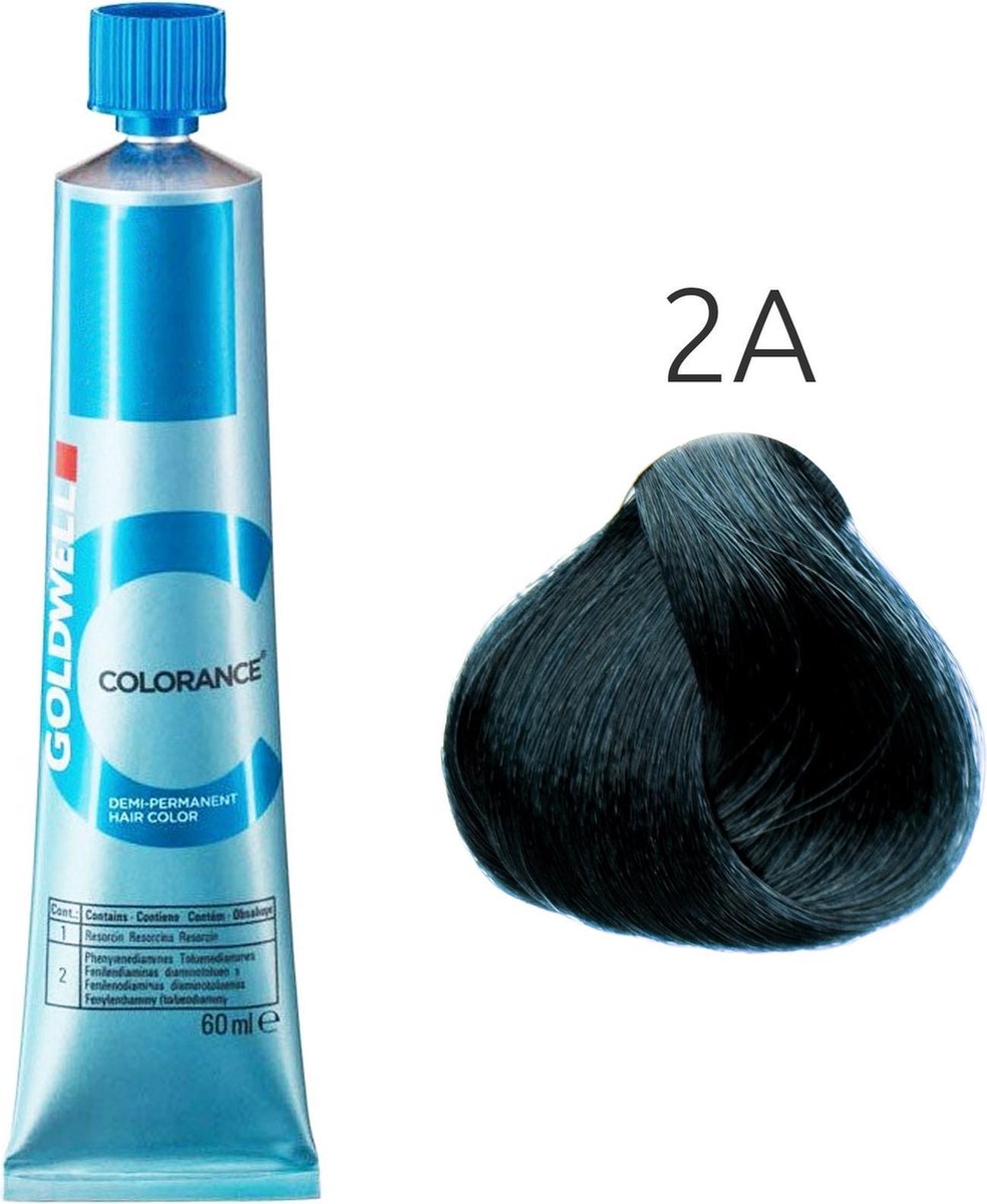 Goldwell - Colorance - Color Tube - 2-A Blue Black - 60 ml