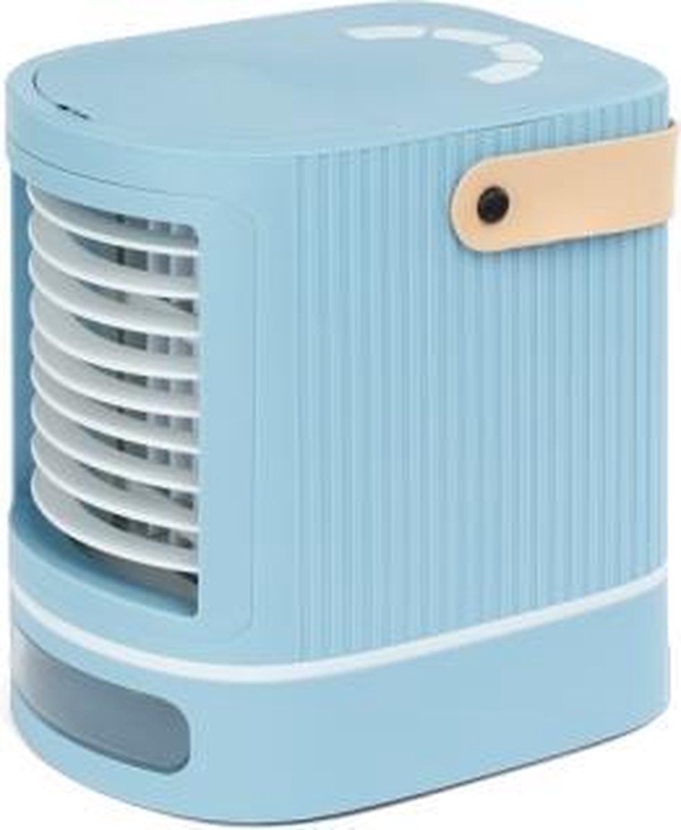 Thuis Slaapzaal Kantoor Mini-luchtkoeler USB-koelventilator (blauw)