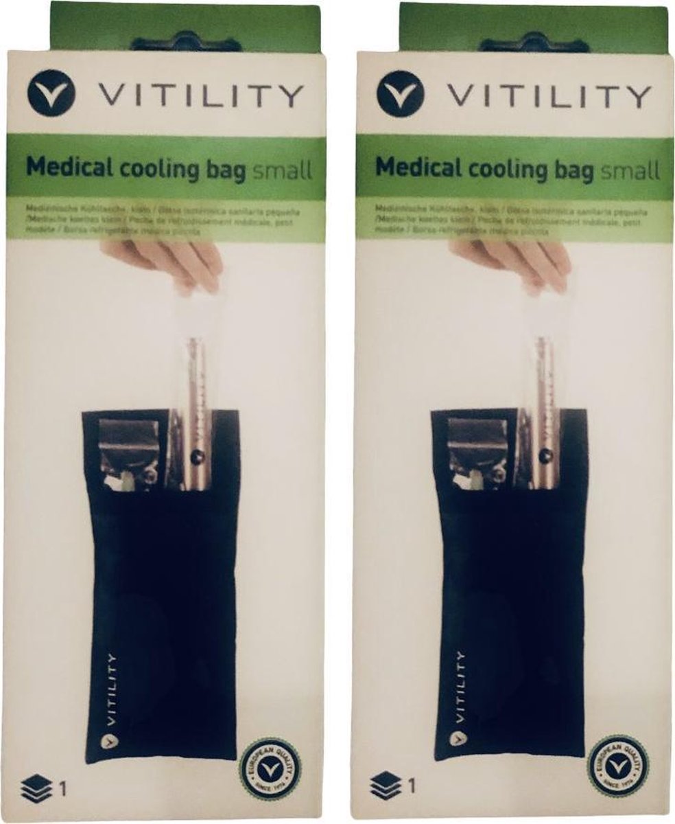 2-Pack - Medische Koeltas - Klein - Diabetes koeltas voor bijv. Insuline of oogdruppels