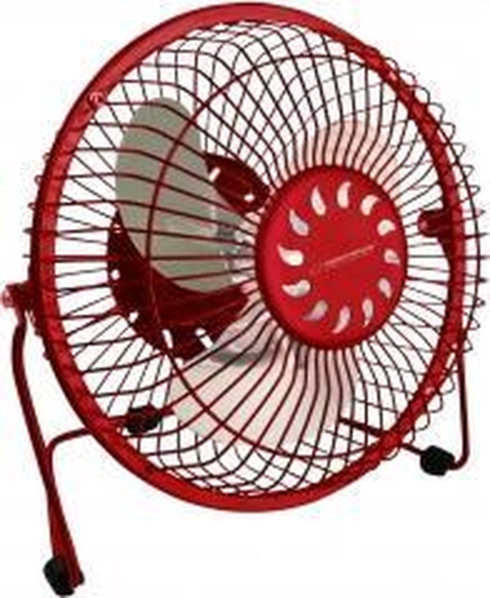 Esperanza USB Ventilator Yugo 6 inch - Rood