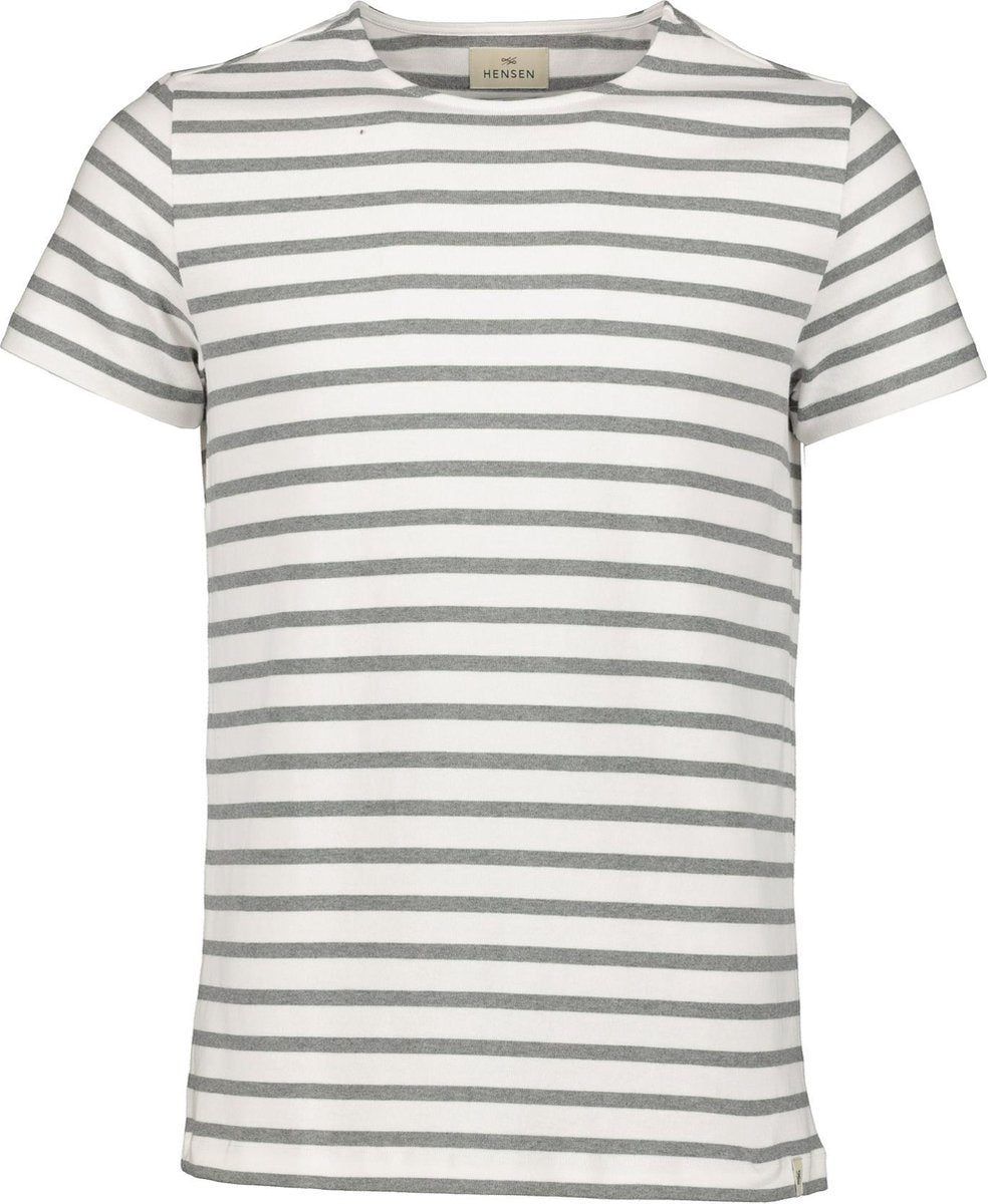Hensen T-shirt - Slim Fit - Grijs - 3XL Grote Maten