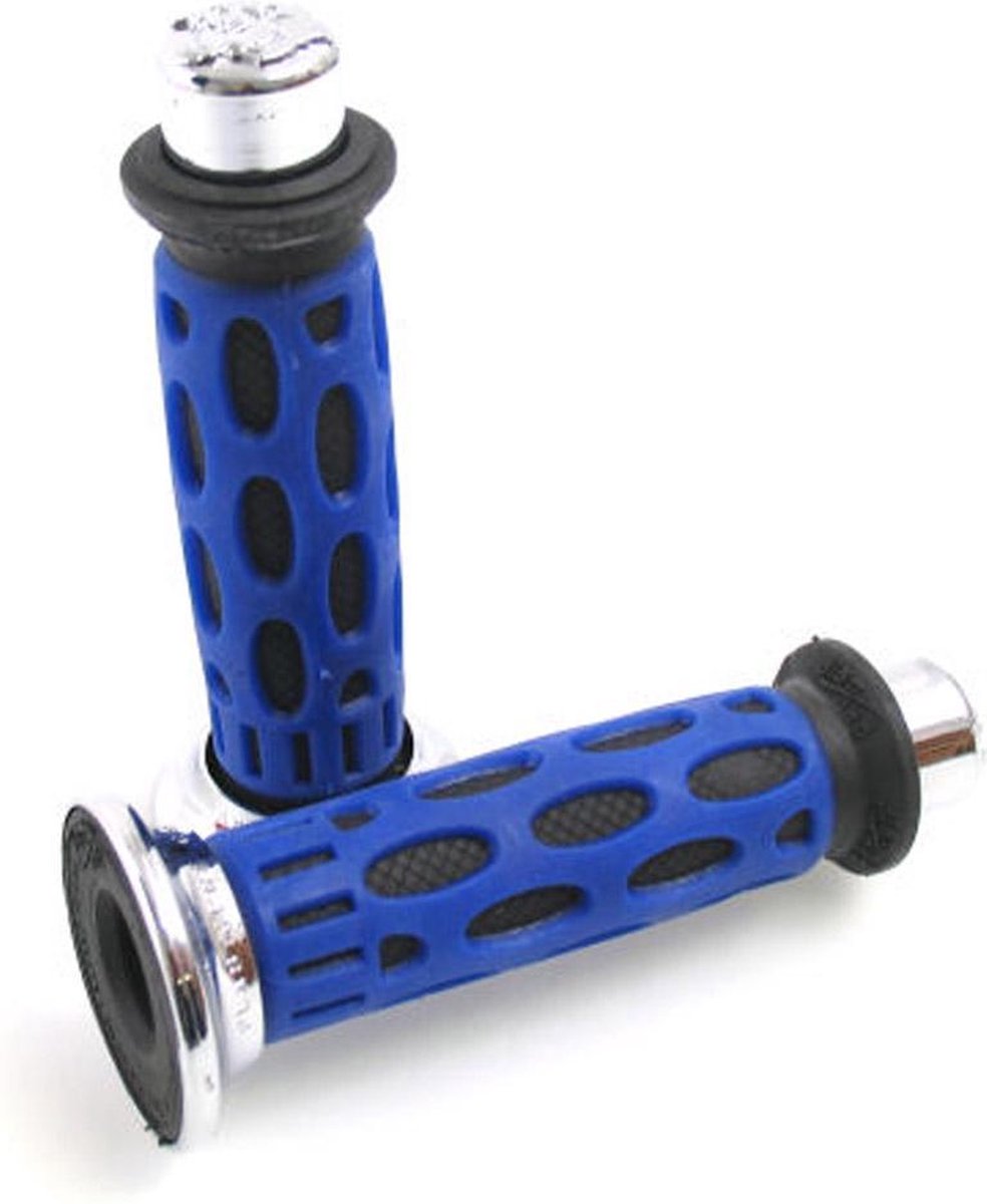 Handvatset Pro grip 768 blauw/zwart/chroom
