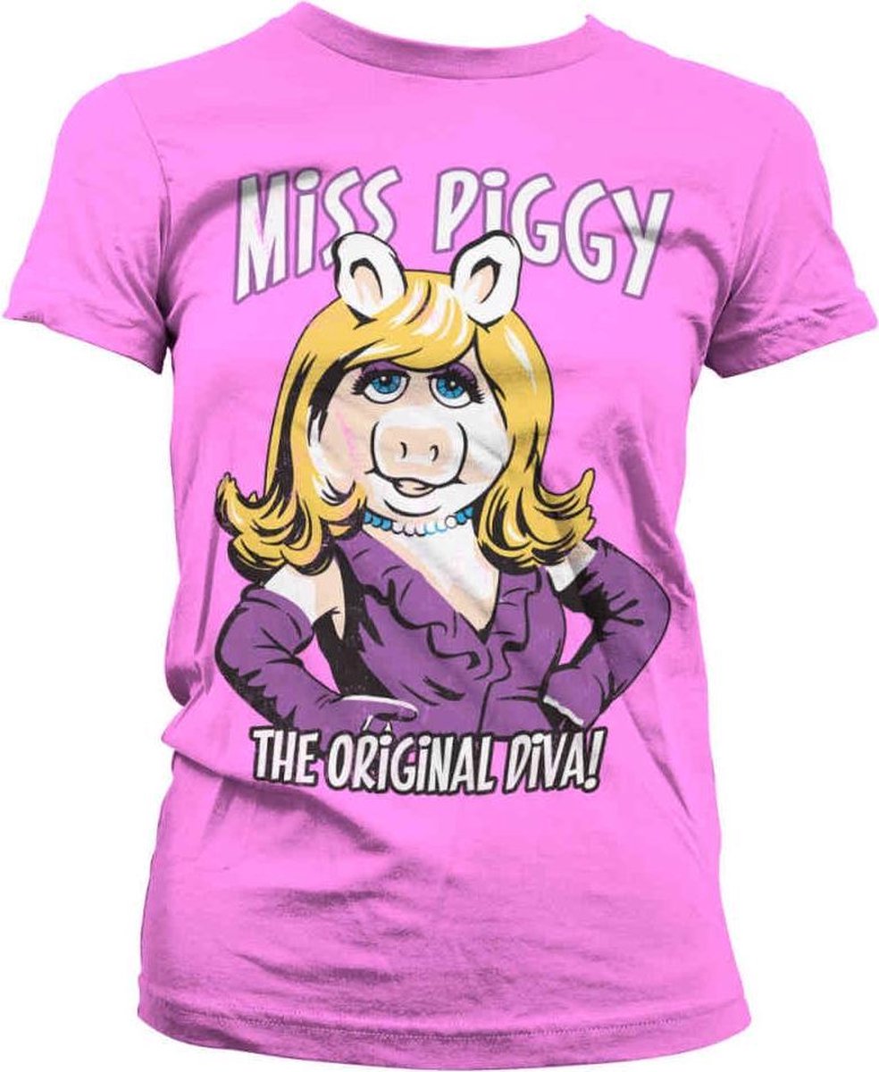 The Muppets Dames Tshirt -L- Miss Piggy Roze