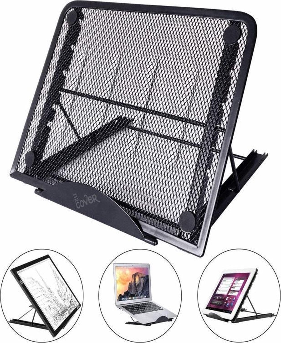 Universele Tablet & LED A4 en A5 Lightpad Diamond Painting & Kookboek Standaard - Bureau Tafel Houder Staander - Inklapbaar & Verstelbaar