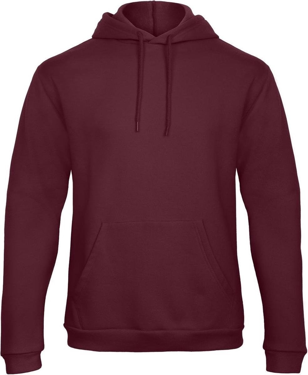 Senvi Fleece Crew Hoodie - Kleur: Bordeaux – Maat L