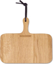 Dutchdeluxes - XS Broodplank / Serveerplank - Rechthoekig - Massief Eikenhout - 34 x 19 cm - Met handvat