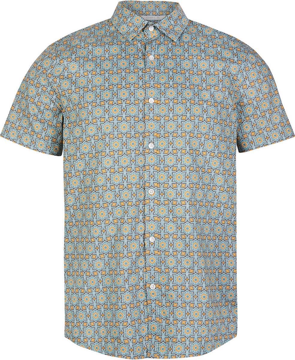 Taghazout Shortsleeve Shirt 1a1312 6900 Green Aop