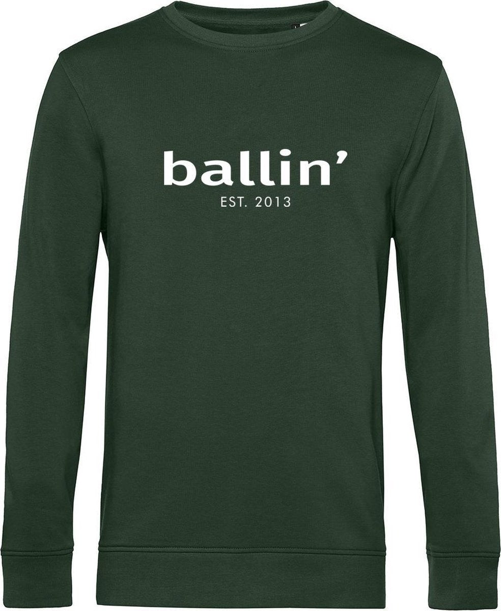 Ballin Est. 2013 - Heren Sweaters Basic Sweater - Groen - Maat 3XL