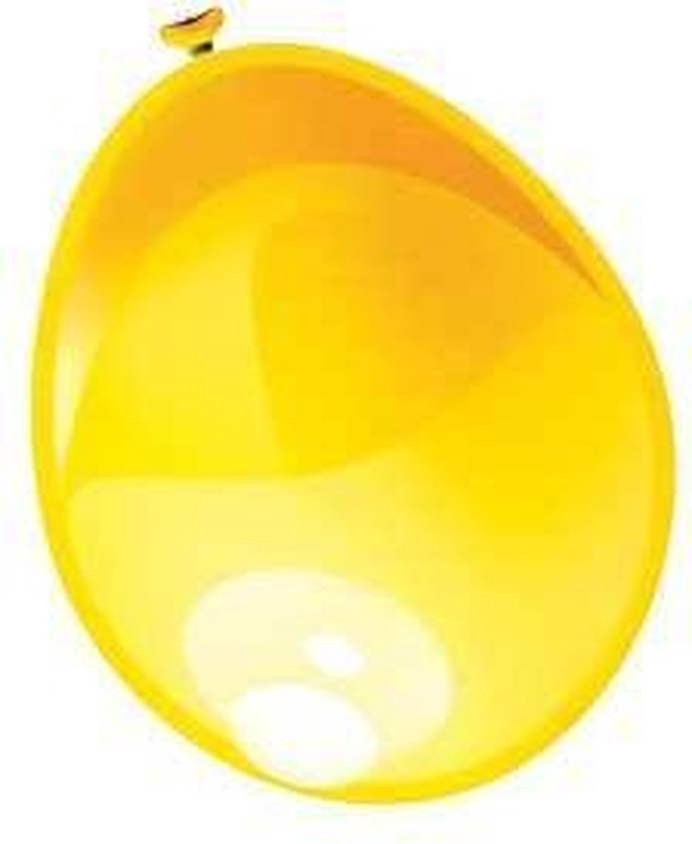 Ballonnen metallic geel (12
