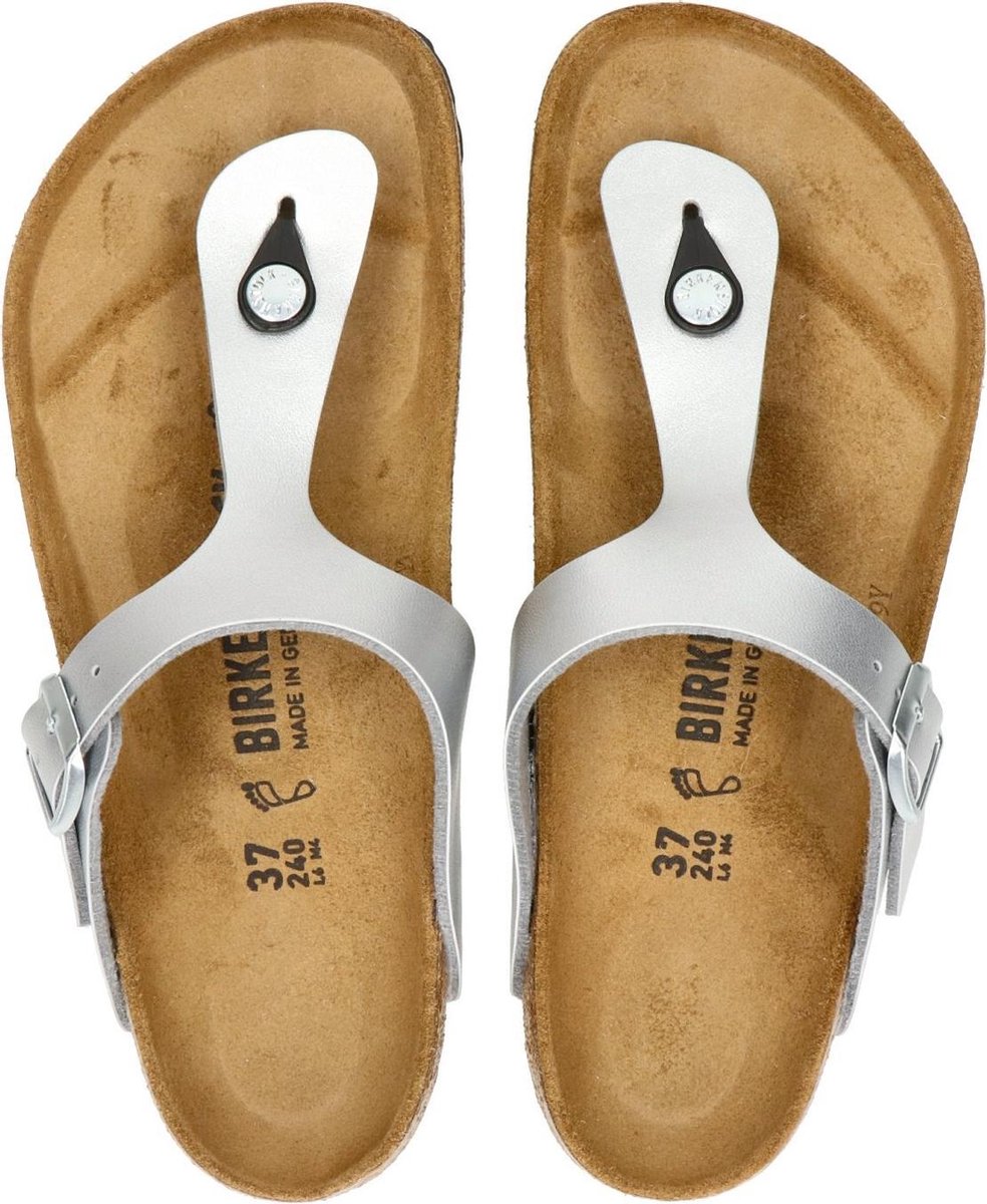 Birkenstock Slippers Dames - Silver - Maat 36