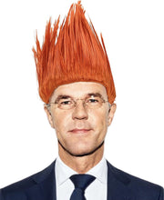 Oranje Pruik 'Punk' - Koningsdag - EK voetbal - Formule 1