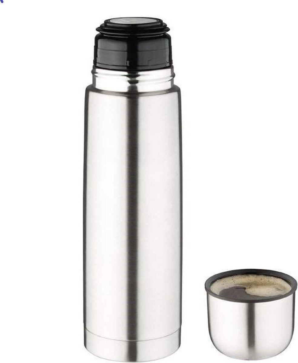 Santeco kleine thermosfles met draagoog - thermosfles - Isoleerfles 350 ml - dubbelwandig - yoga - drinkfles -sportfles - Isoleerfles RVS - Isoleerfles thermos - thermosbeker - drinkfles thermos - bpa vrije waterfles - reisbeker - thermobekerbeker