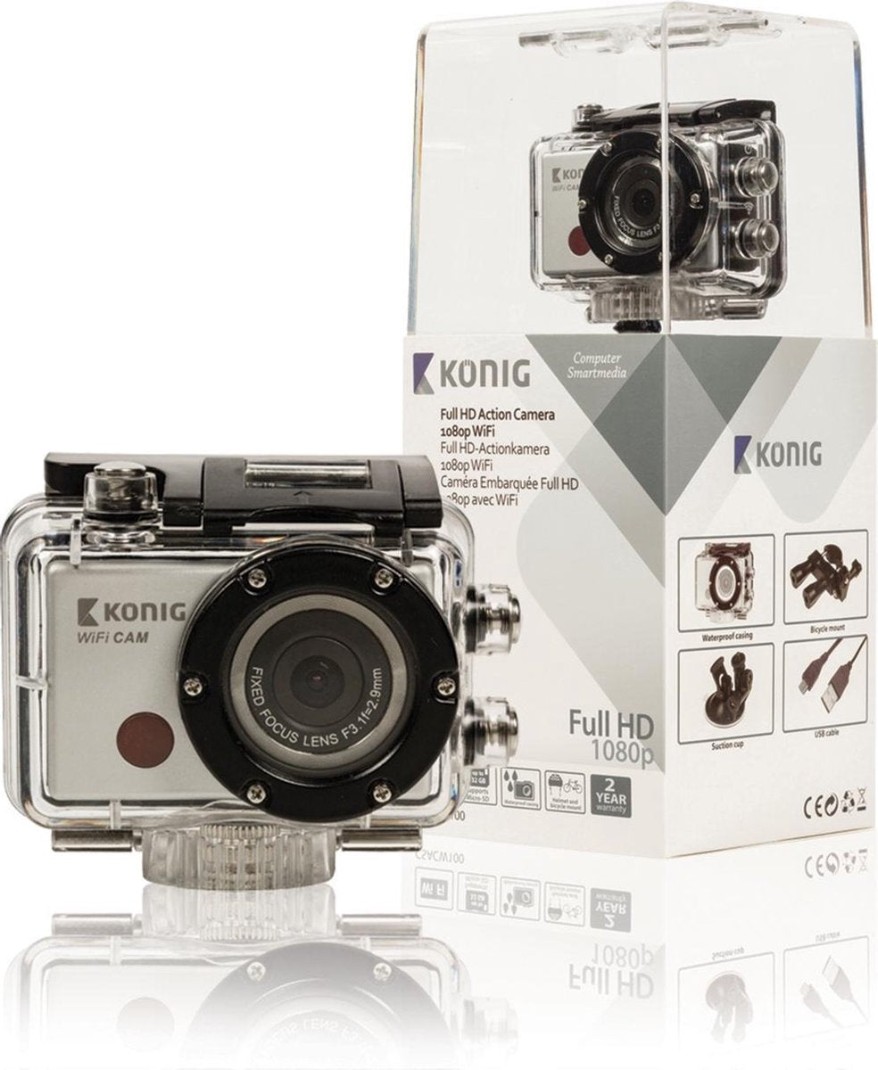 König CSACW100 8MP Full HD CMOS actiesportcamera