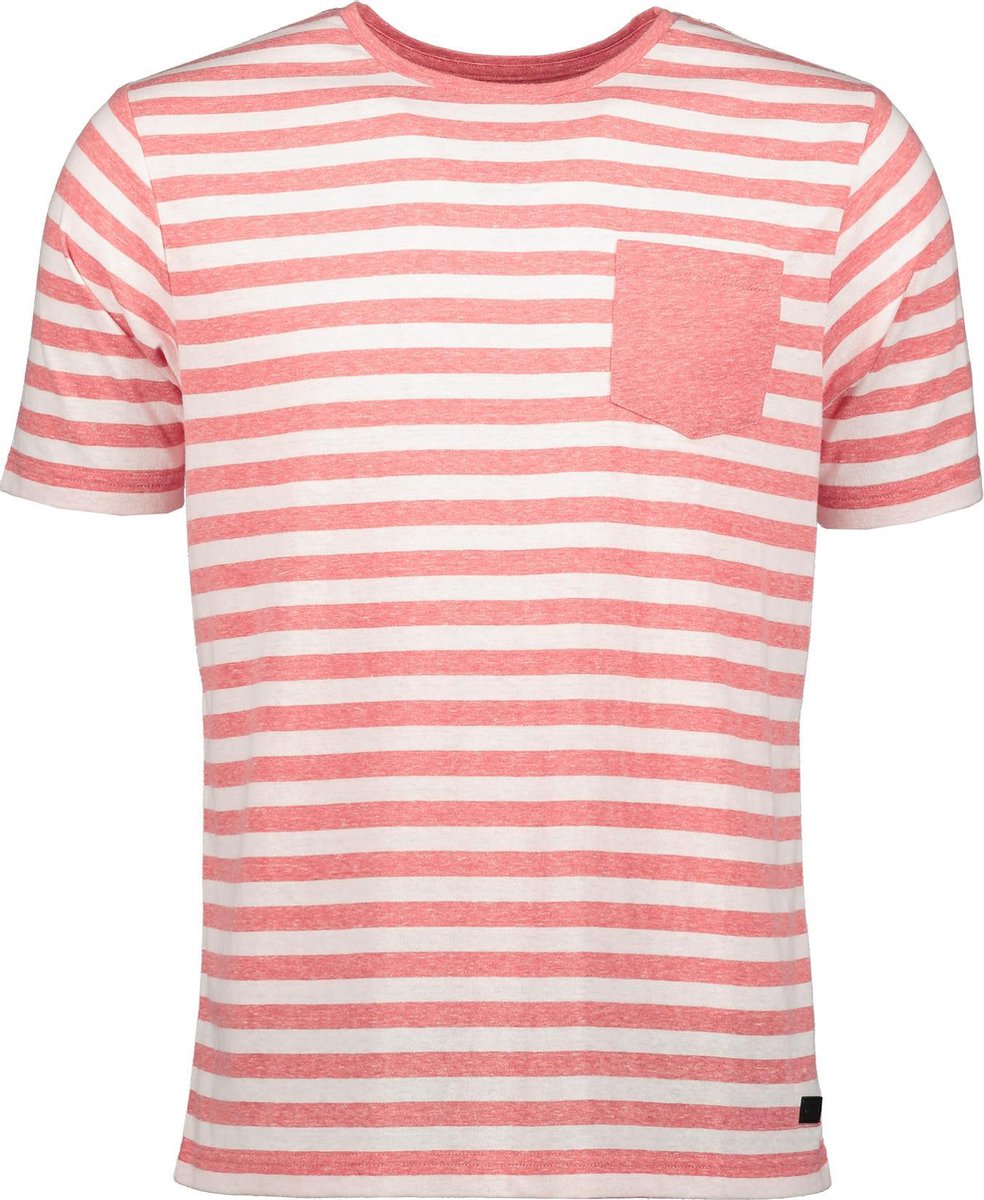 Jac Hensen T-shirt - Extra Lang - Rood - 4XL Grote Maten