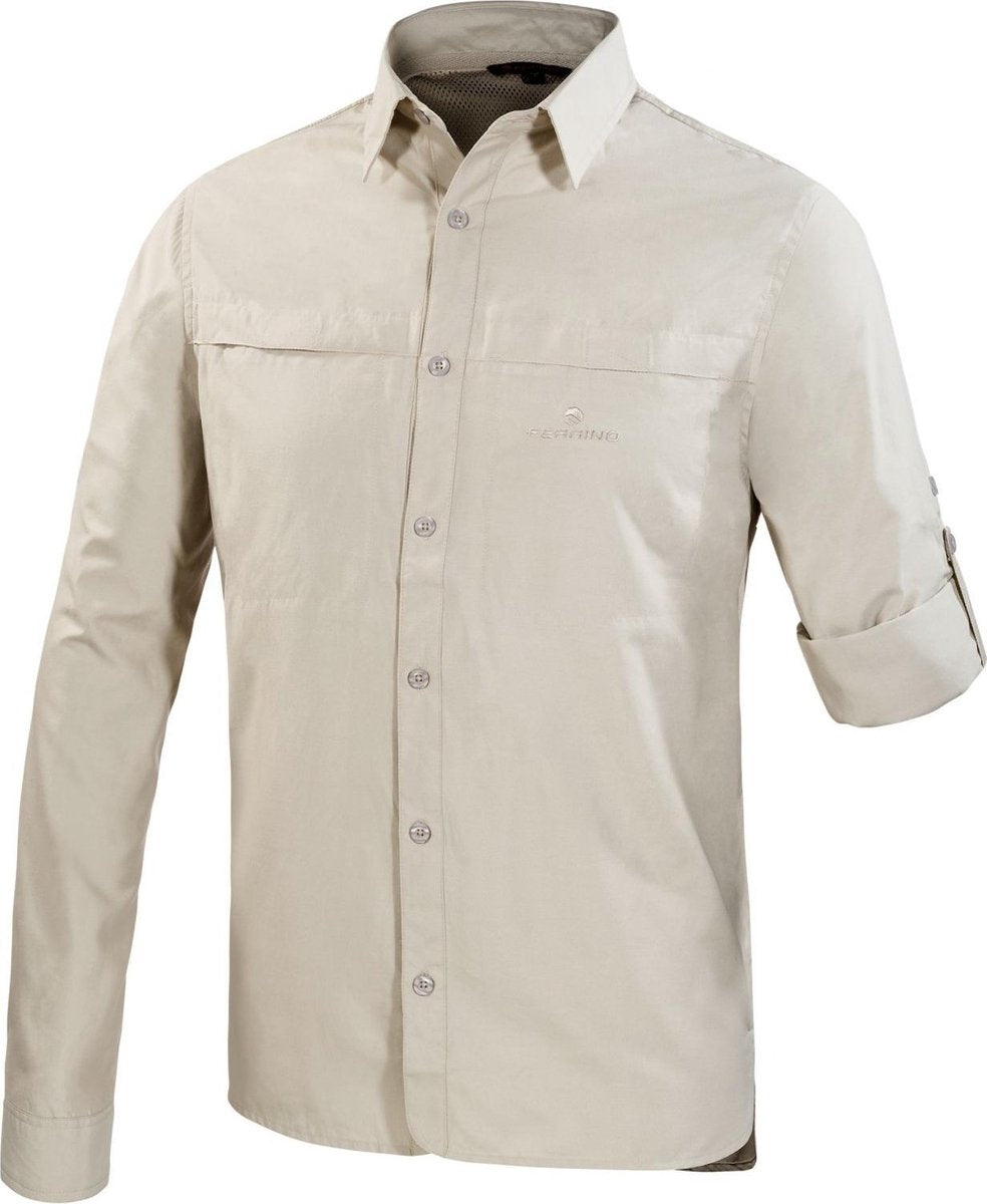 Ferrino Perinet L/s Heren Beige Maat Xl