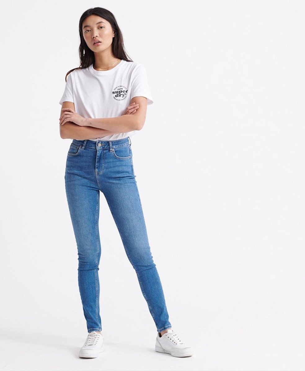 Superdry Dames Skinny jeans met hoge taille