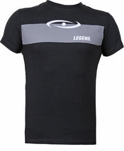 t-shirt zwart Legend grijs vlak  L