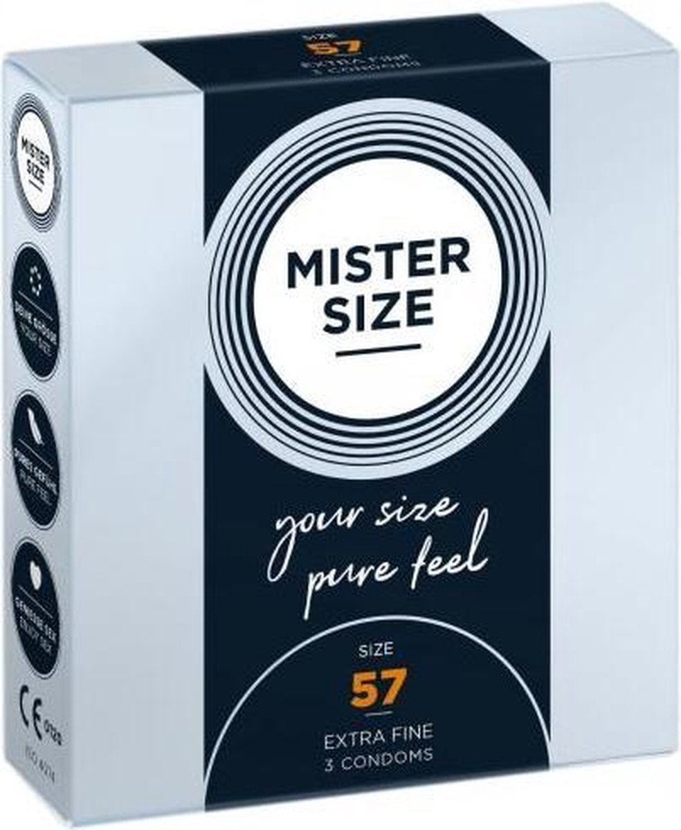 MISTER.SIZE 57 mm Condooms 3 stuks - Drogist - Condooms