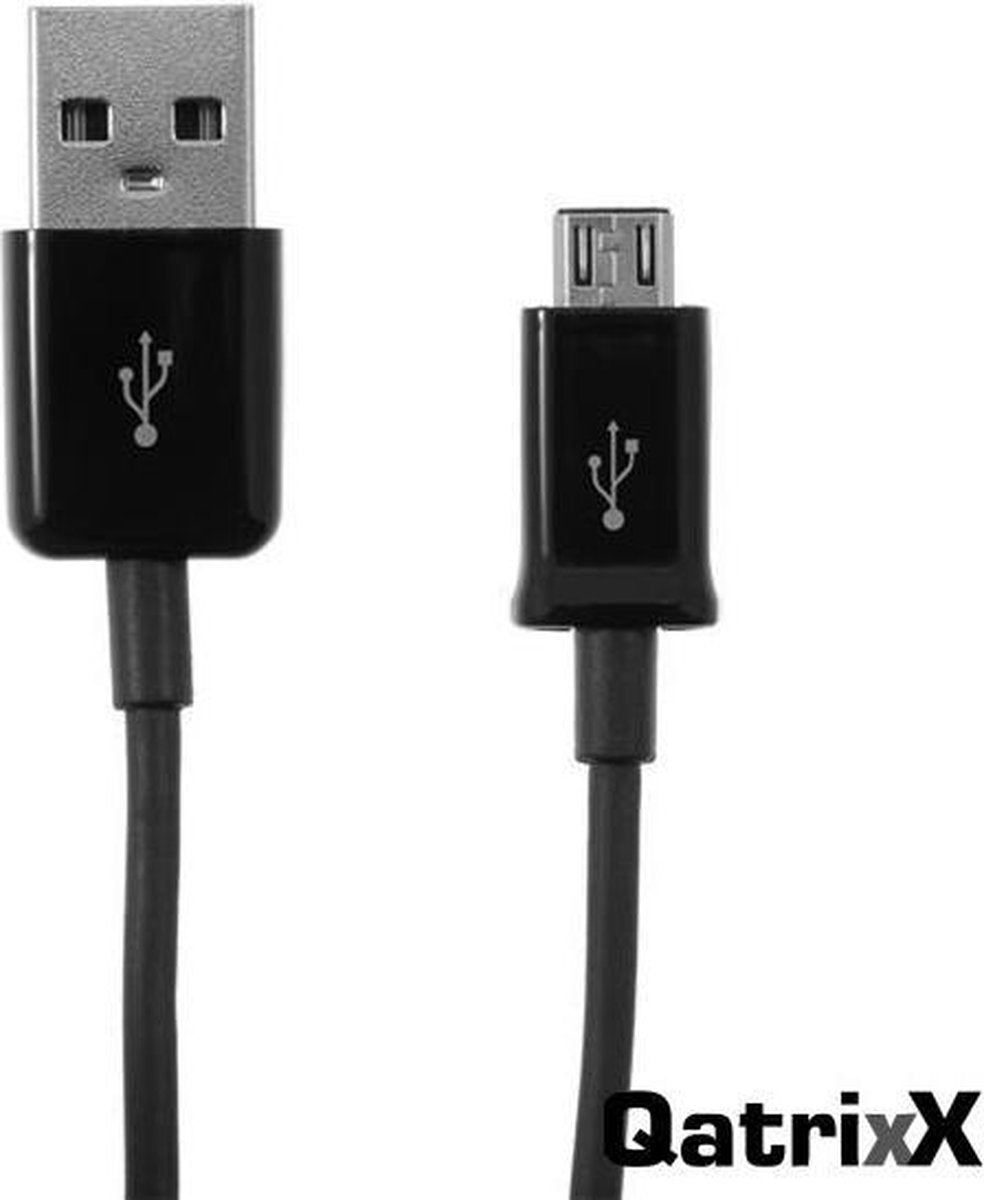 Datakabel Micro USB 1 meter Zwart