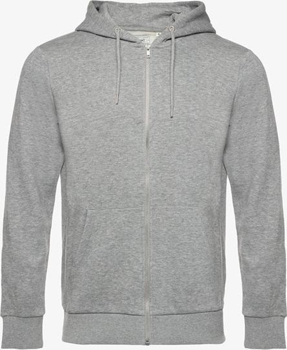 Produkt heren sweatvest grijs - Grijs - Maat XL