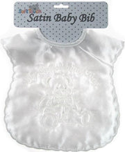 Soft Touch Doopslabbetje Christening Day 20 X 30 Cm Satijn Wit