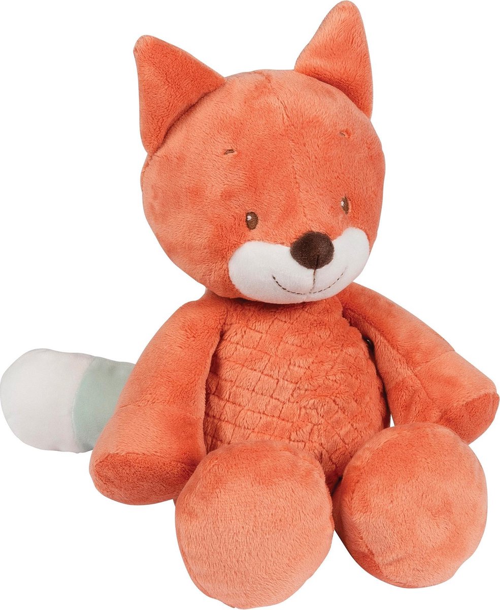 Nattou Vos Oscar - Knuffel - 28 cm - Oranje