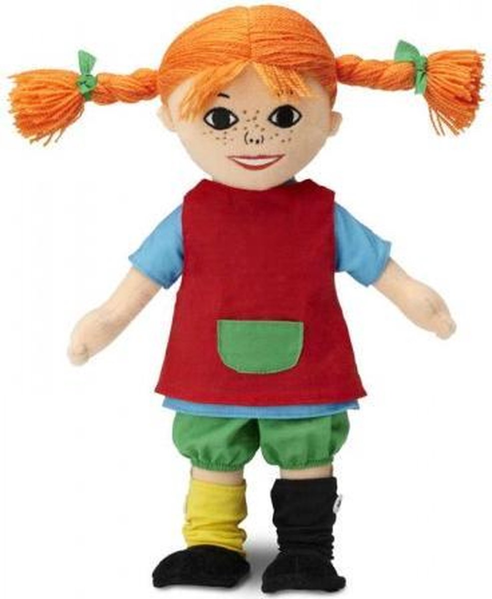 Pippi Langkous knuffelpop 30 cm