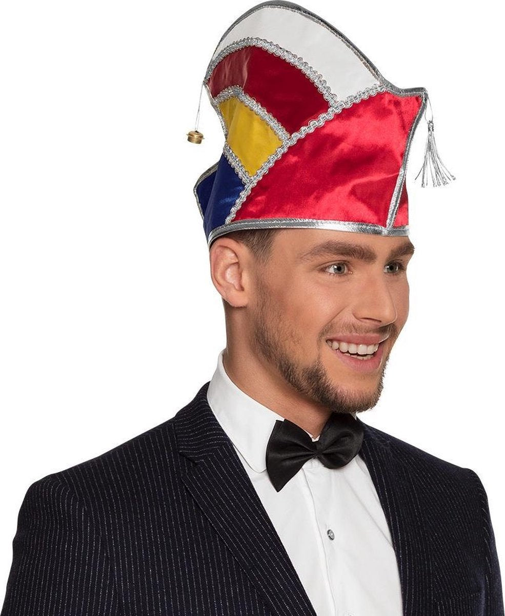 Veelkleurige carnaval hoed voor volwassenen - Verkleedhoofddeksel
