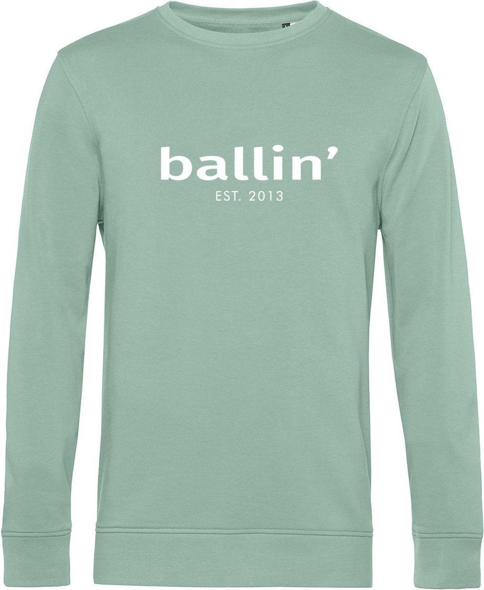 Ballin Est. 2013 - Heren Sweaters Basic Sweater - Groen - Maat 3XL