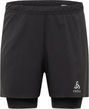 ODLO Zeroweight 2in1 Short 5'' Heren - zwart - maat M
