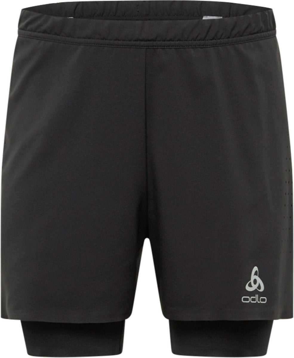 ODLO Zeroweight 2in1 Short 5'' Heren - zwart - maat M