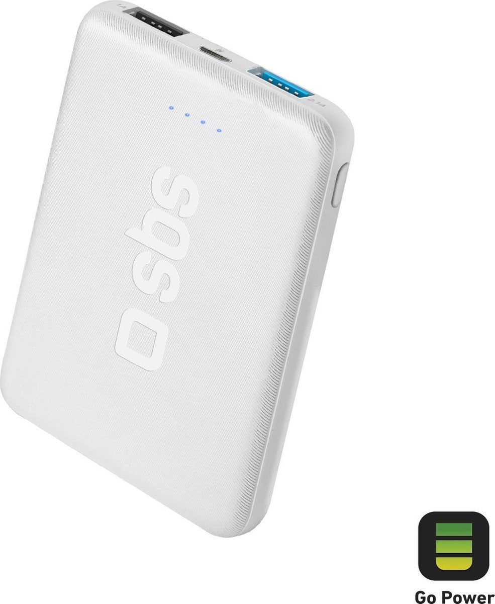 SBS TEBB5000POCW powerbank Wit Lithium-Polymeer (LiPo) 5000 mAh