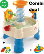 Little Tikes Watertafel Spiral met extra 31cm bootje en zandvormpjes. Spiraal.