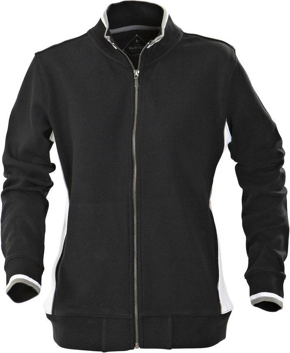 Harvest Apex Ladies Piqué Jacket Vest 2122035 Zwart - Maat XL