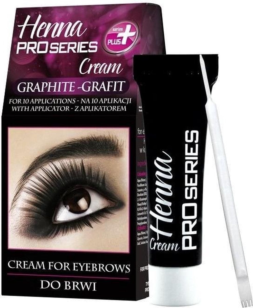 Verona Professional Henna Eyebrow Cream Pro Series Graphite 15ml.