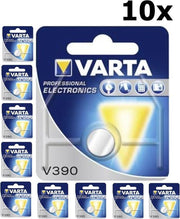 10 Stuks - Varta V390 80mAh 1.55V knoopcel batterij