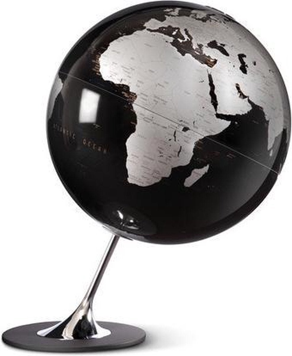 Globe Anglo Black 25cm diameter metaal / chrome