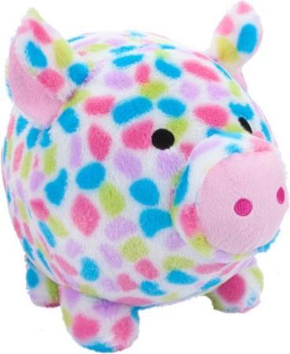 Kamparo Spaarvarkenknuffel Stippen 35 Cm