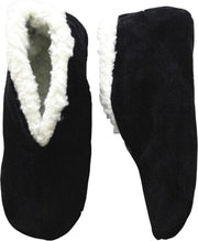 Zwarte echte suede Spaanse sloffen dames maat 36