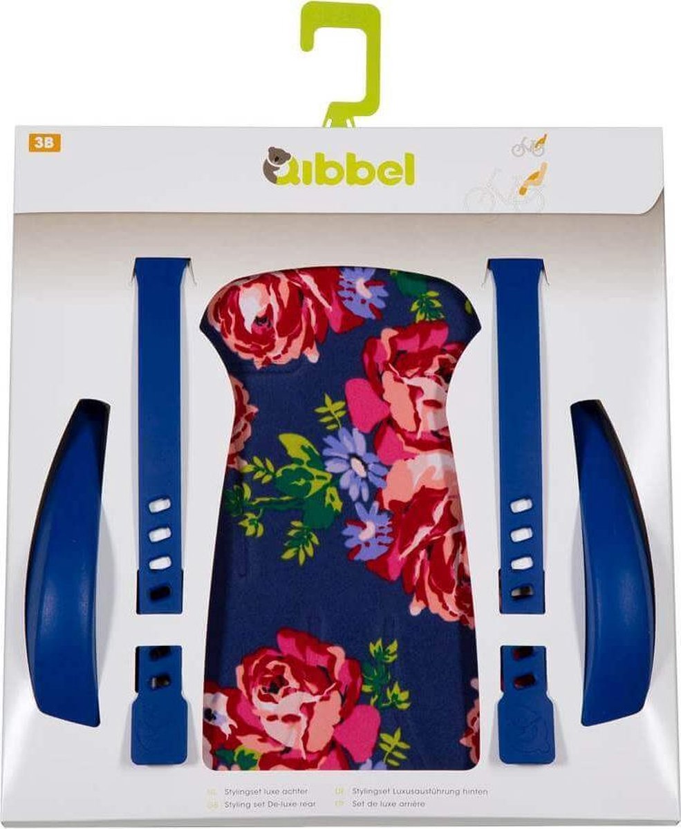 Widek - Qibbel Luxe Stylingset voor Achterzitje - Blossom Roses Blauw
