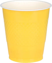 Amscan Feestbekers Geel 473 Ml 50 Stuks