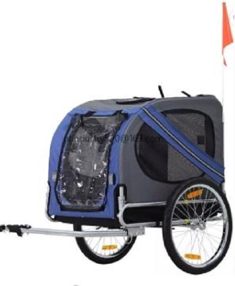 Hondenfietskar - Fietskar Top Travel - Large - Blauw