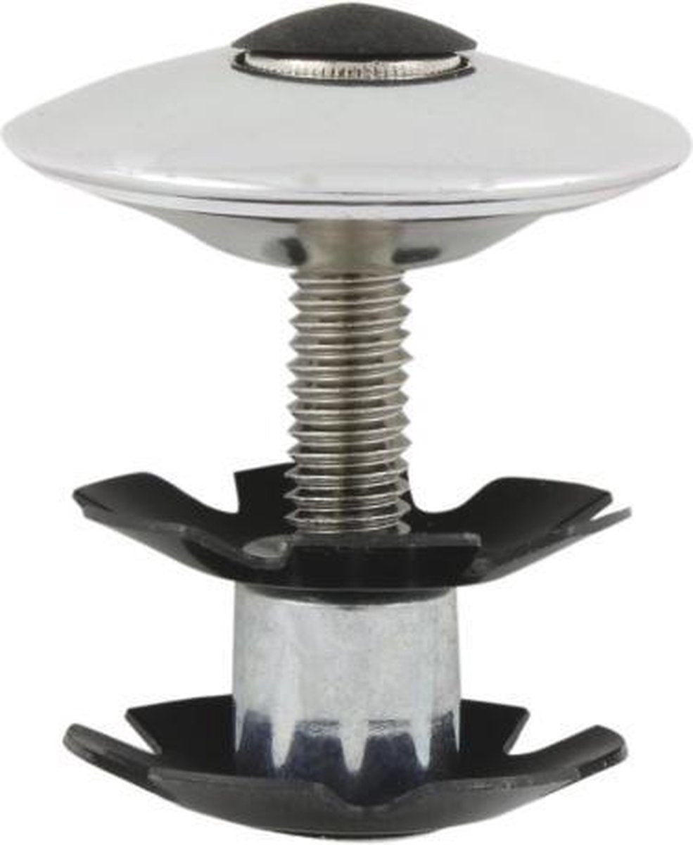 M-wave Plug + aluminium kap + schroef voor balhoofdstel zilver