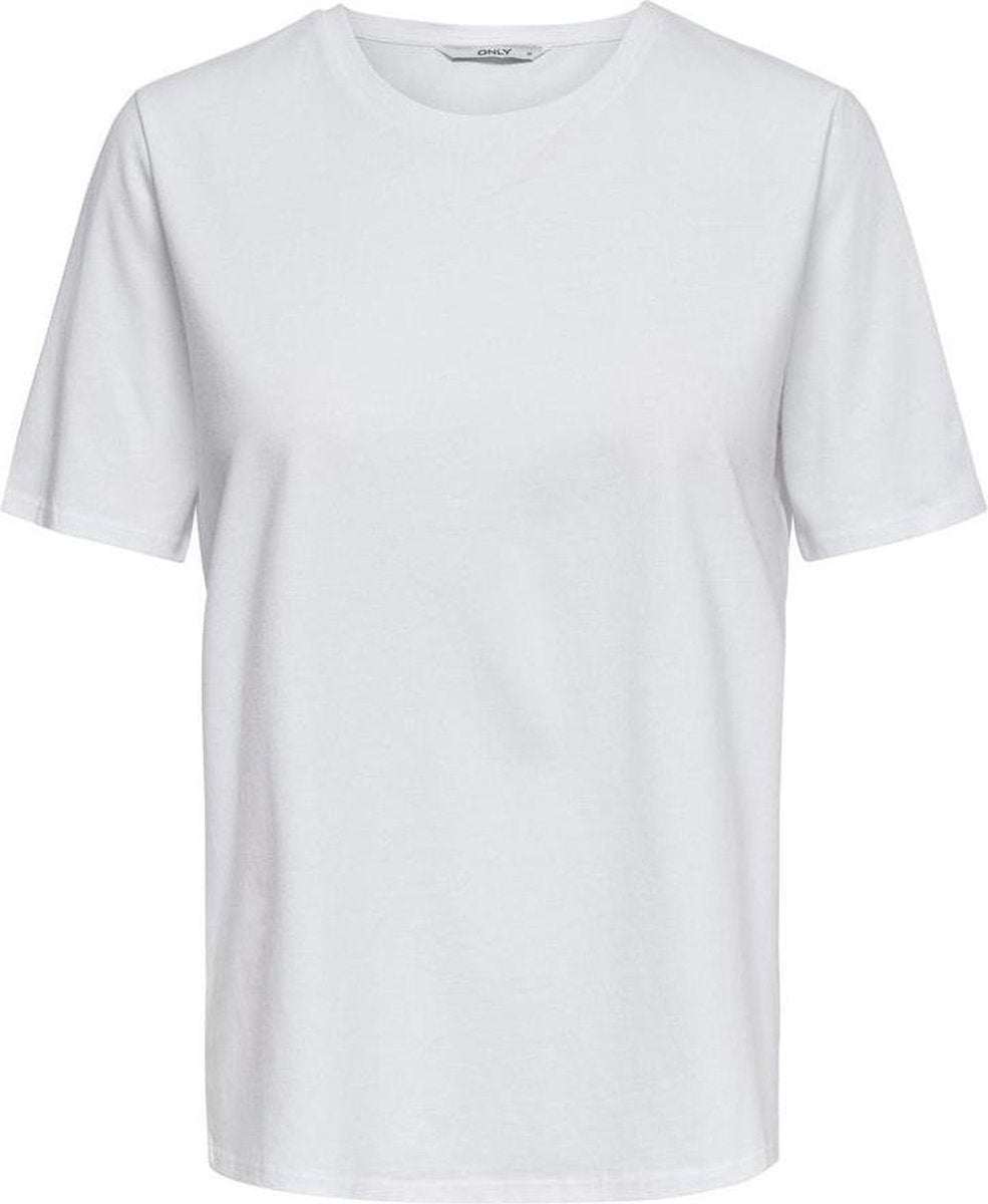 Onlonly Life S/s Top Jrs Noos 15172124 White